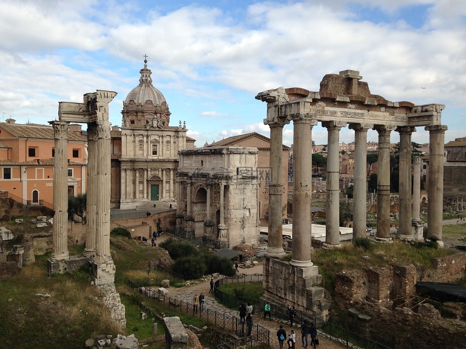 罗马论坛,罗马,结构