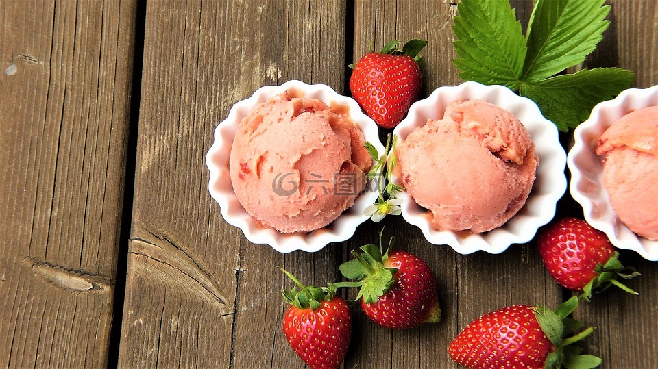 草莓冰淇淋,草莓,弗里施