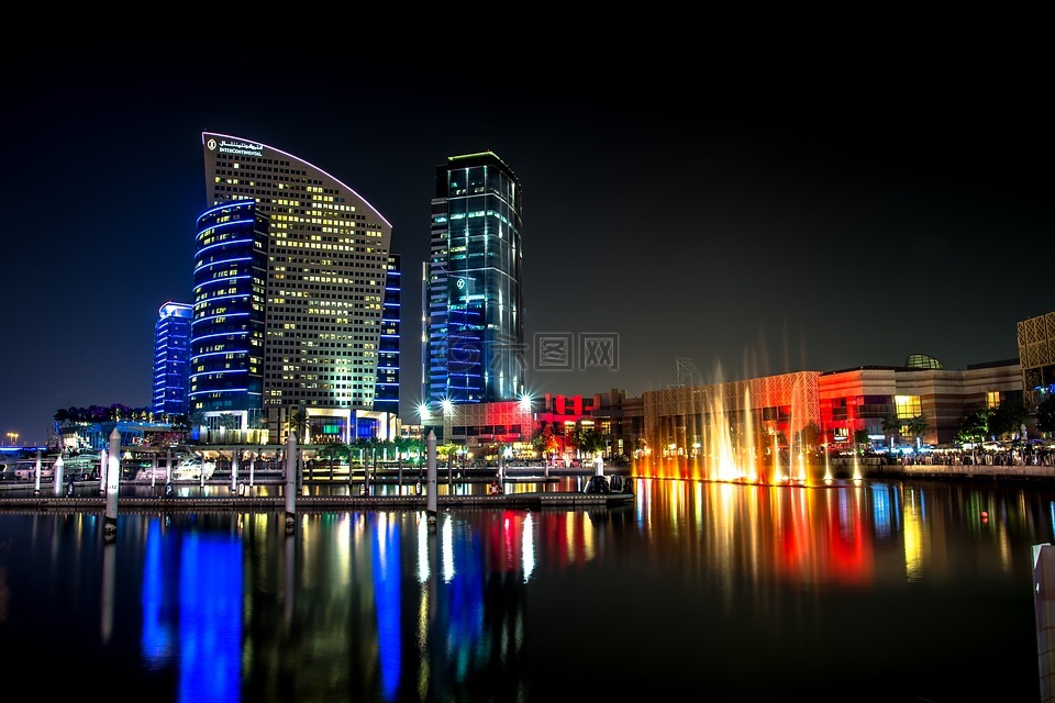 建筑物,城市,迪拜