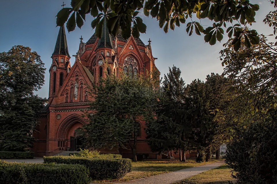 布热茨拉夫（břeclav）,捷克共和国,教堂访问圣母玛利亚