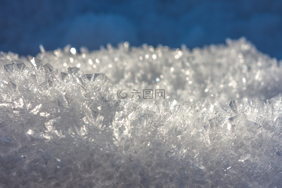 冰,晶体,eiskristalle