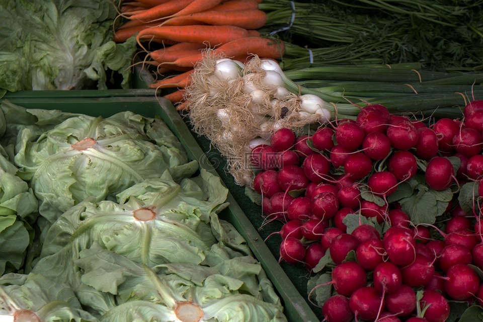 蔬菜,市场摊位,洋葱