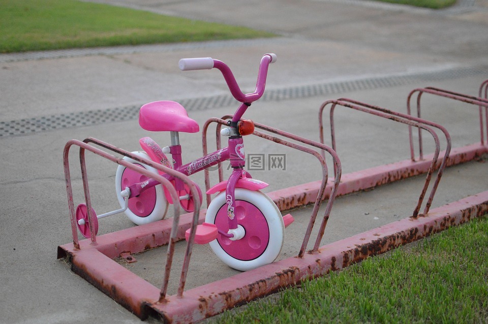 自行车,幼稚,自行车架