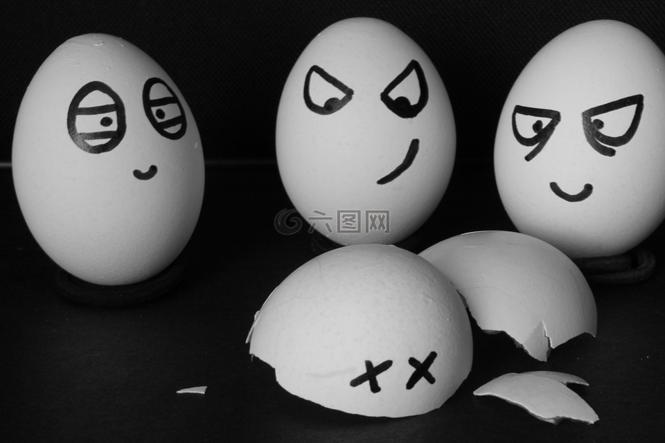 愤怒,鸡蛋,不快乐