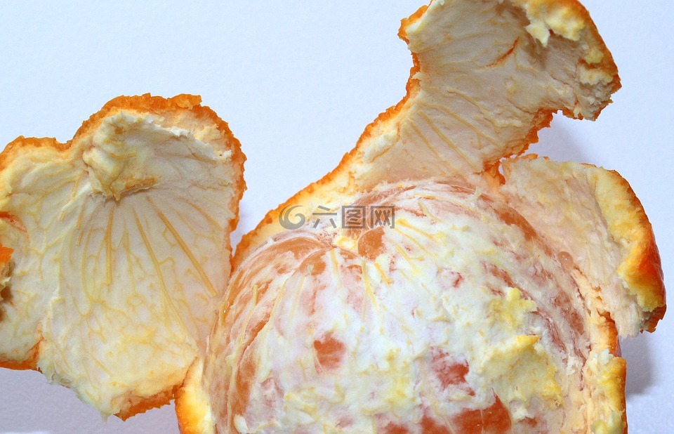 橙色,水果,橙皮