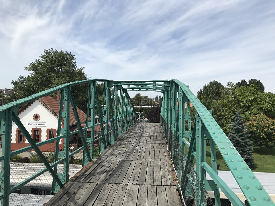 铁路桥,桥,铁路的历史公园