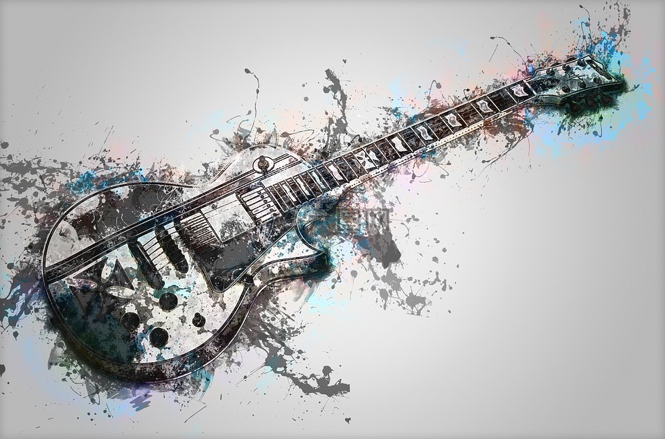 吉他,仪器,音乐