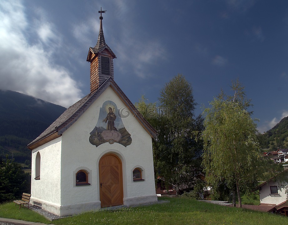 小教堂,教会,arzl im 皮茨河谷