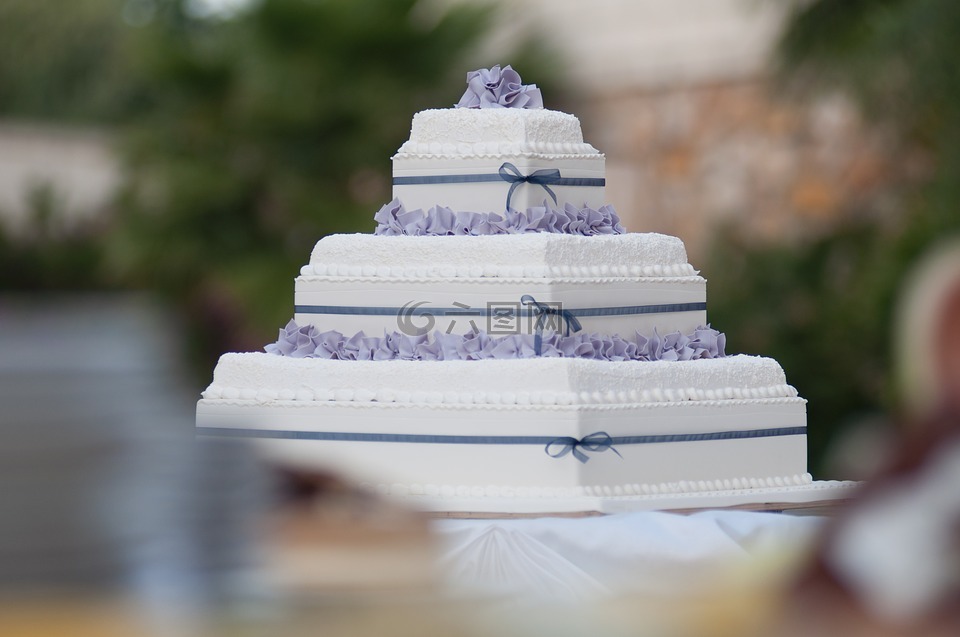 蛋糕,婚礼,糖果