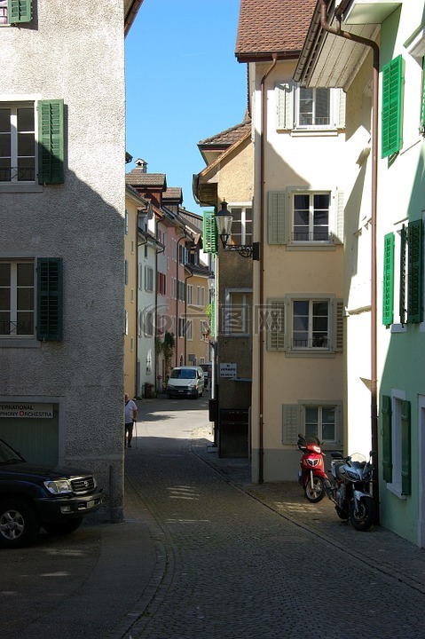 瑞士,bremgarten,旧城区