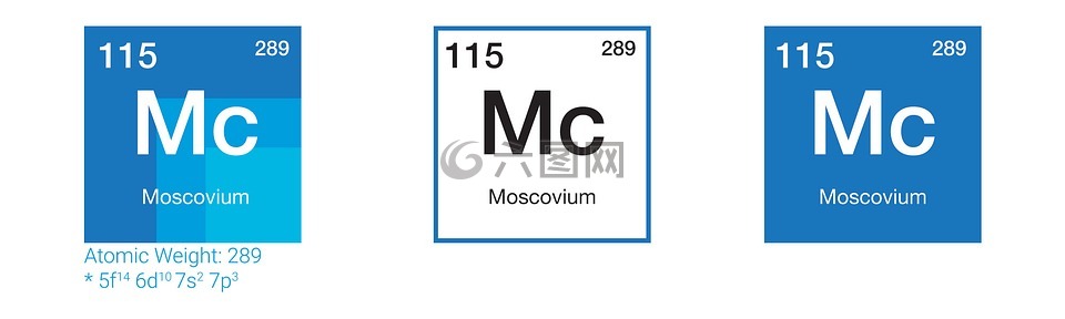 moscovium,化学,元素周期表