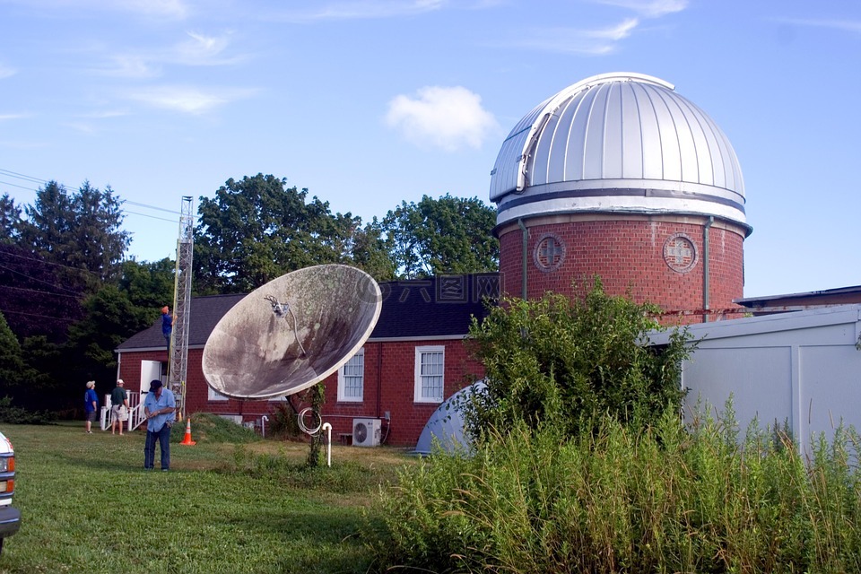 天文台,电台,望远镜