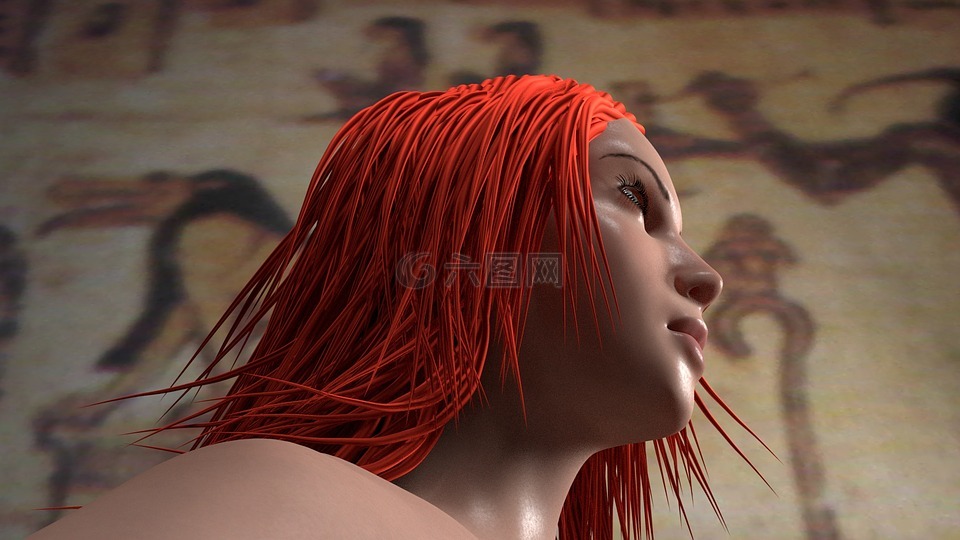 妇女,动漫,动画