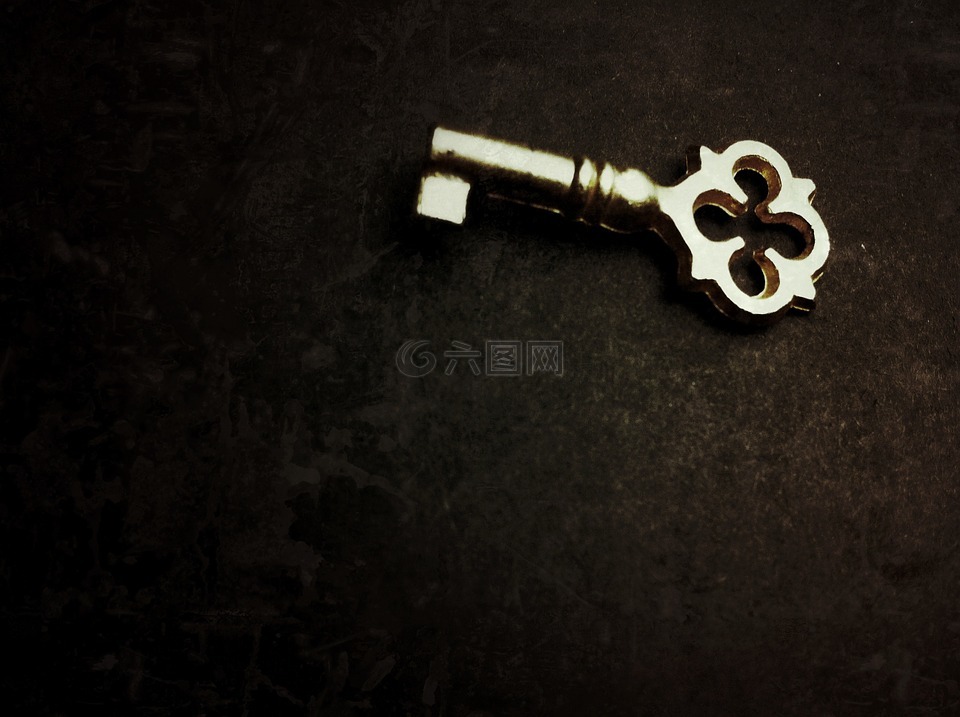 密钥,钥匙,金属