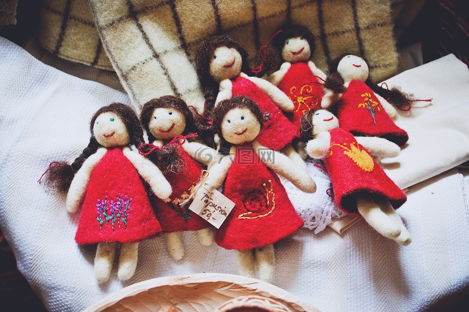 娃娃,手工制造,罗马尼亚