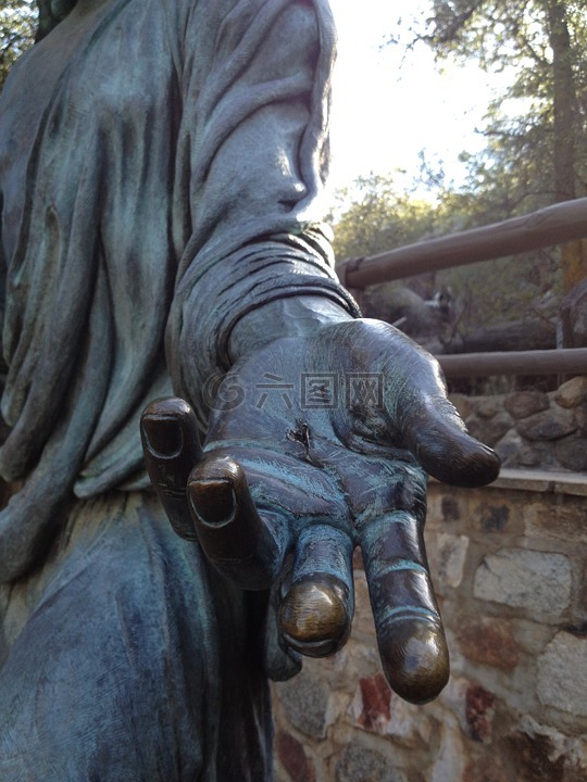 手,雕塑,圣约瑟夫