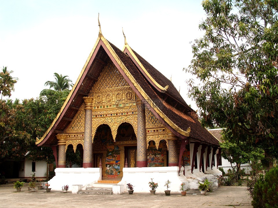 琅勃拉邦,老挝,phabang