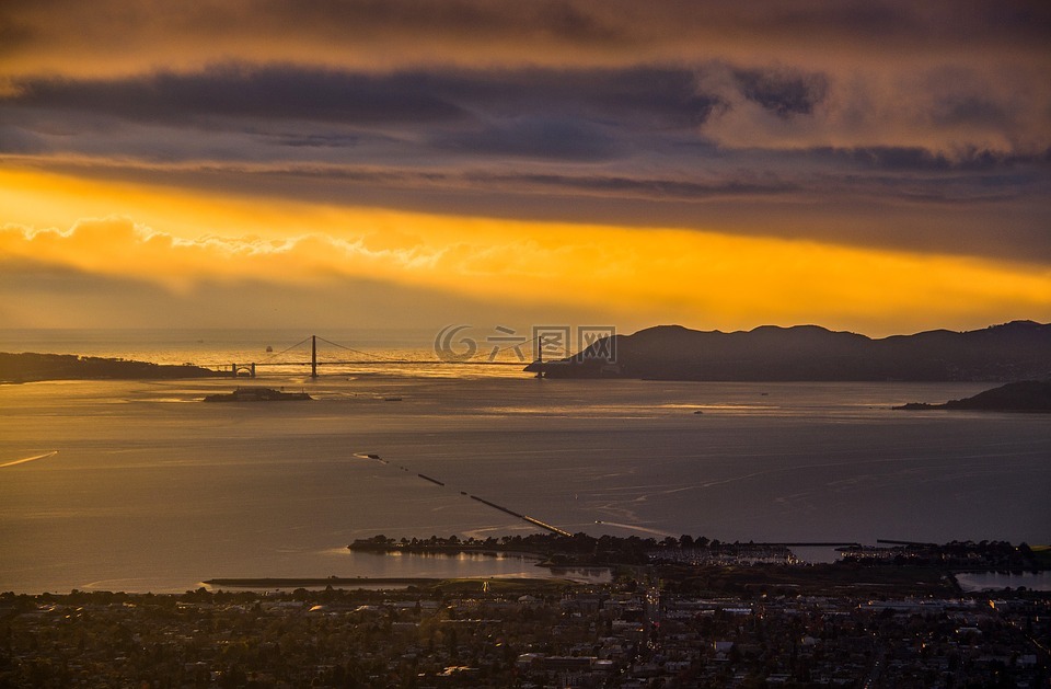 background,sanfrancisco,sunset