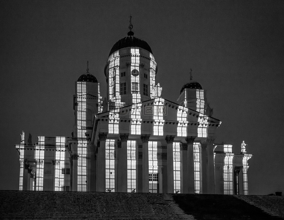 赫尔辛基大教堂,勒克斯赫尔辛基,影舞者