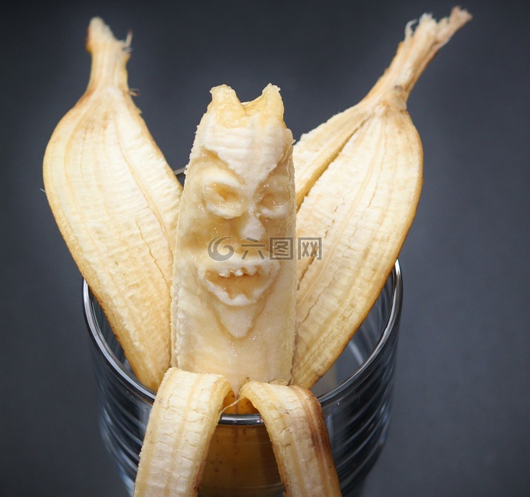 香蕉,香蕉皮,怪物