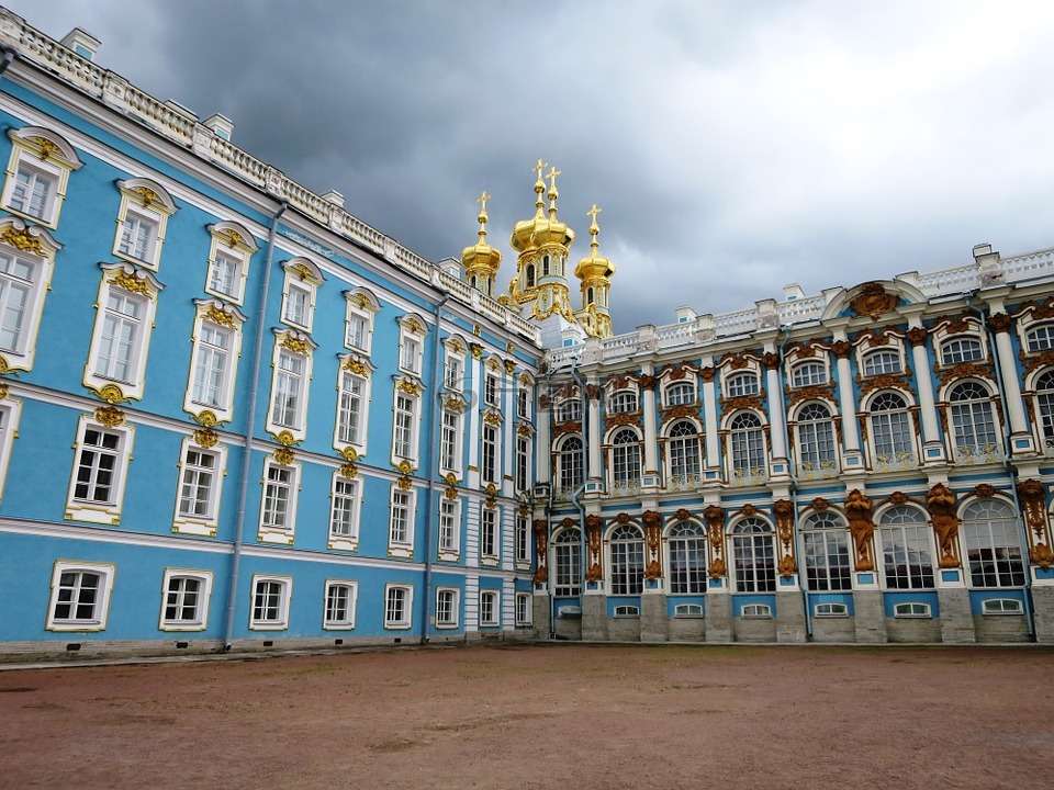 凯瑟琳的宫殿,圣 · 彼得堡,俄罗斯