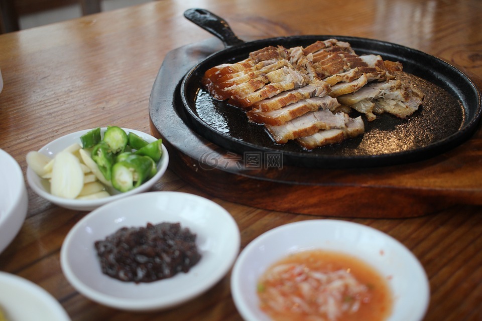 韩国,韩国食品,猪肉