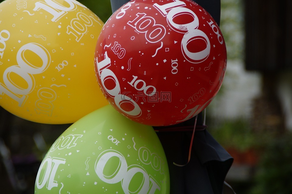 气球,艺术节,100