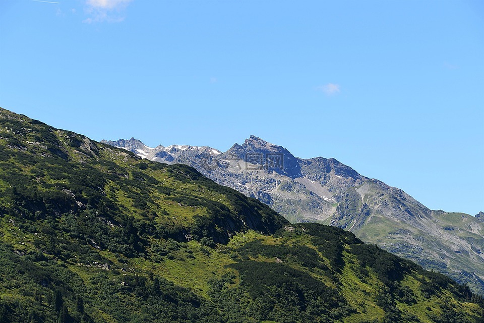 山,全景,蒂罗尔