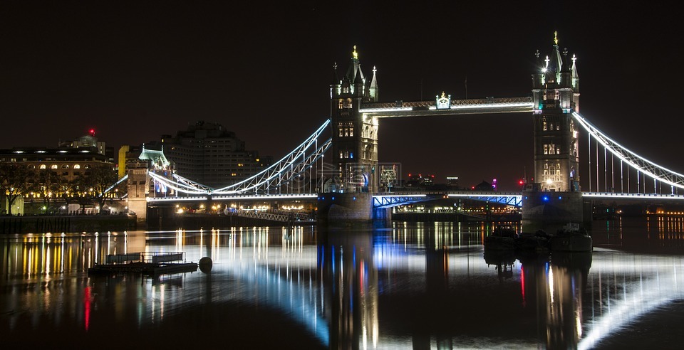伦敦桥,夜,伦敦