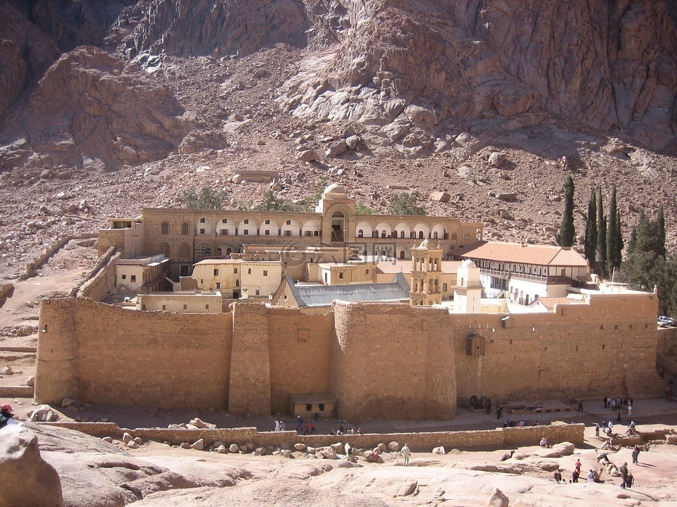 凯瑟琳修道院,埃及,西奈沙漠
