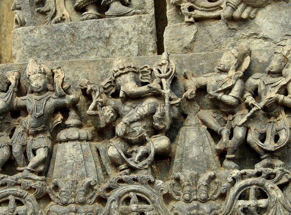 贝卢尔,halebeedu,hoysala