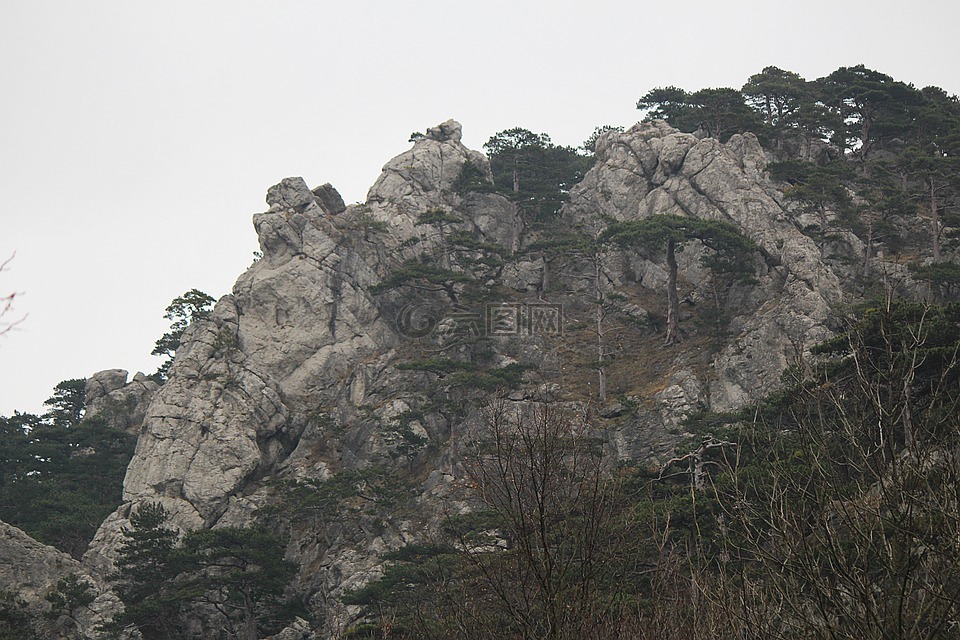 山,岩,岩壁