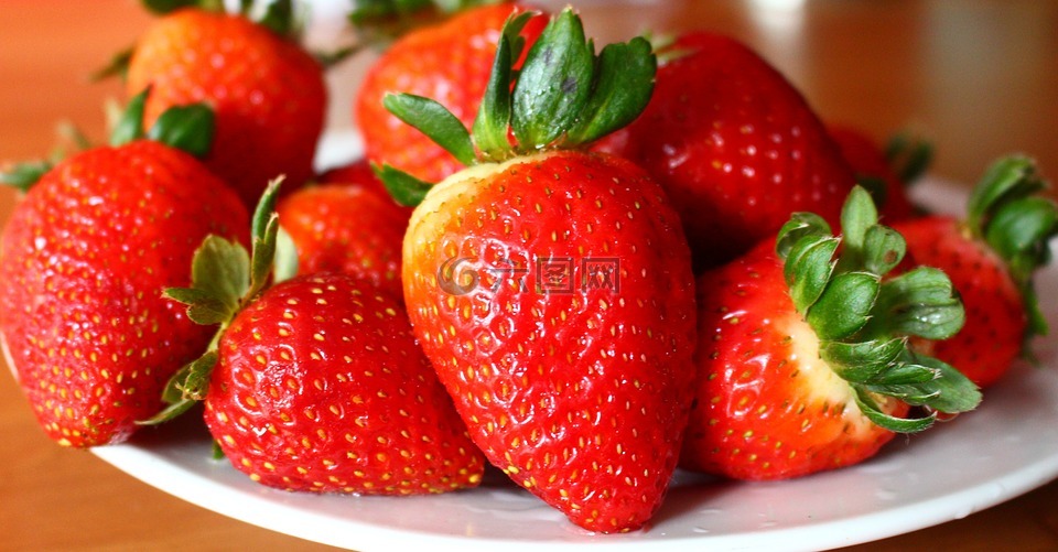 草莓,红色,颜色