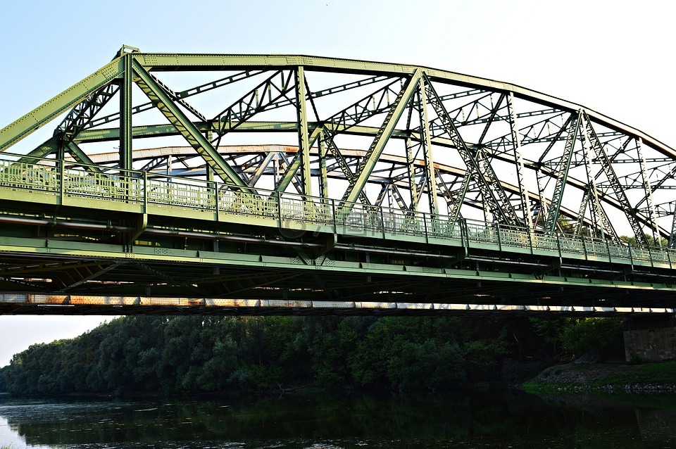 桥,河,多瑙河