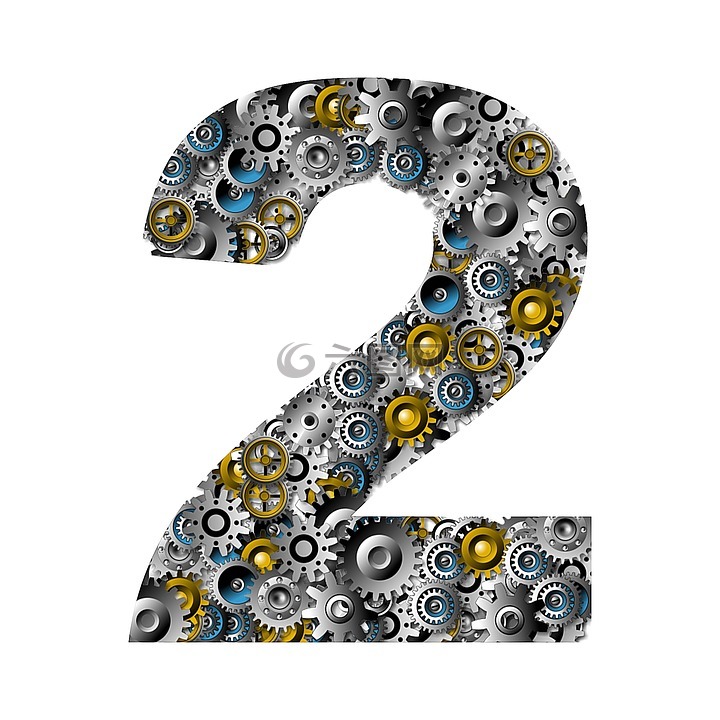 齿轮,号码,两