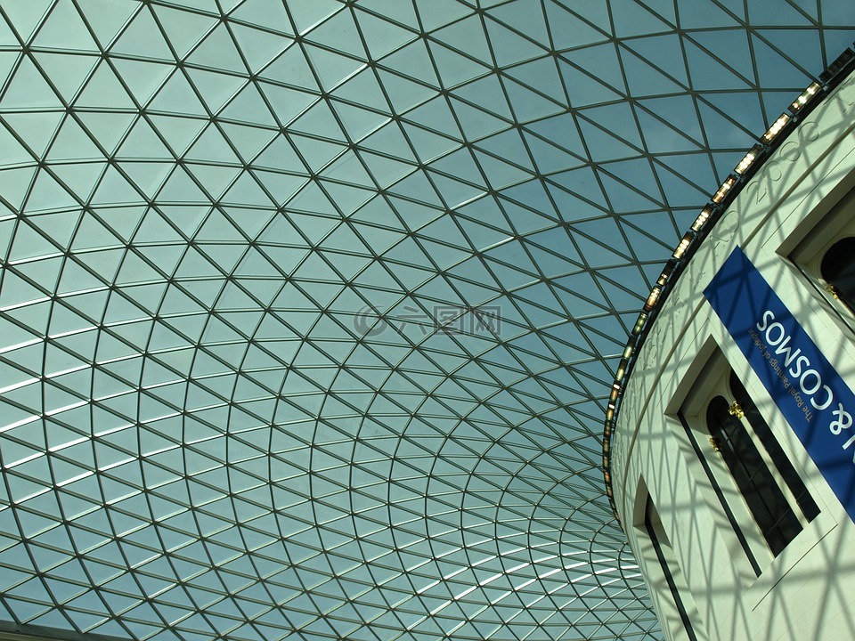 大英博物馆,拱顶,几何