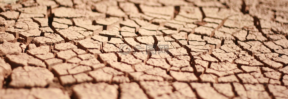 泥土,破获地球,旱地