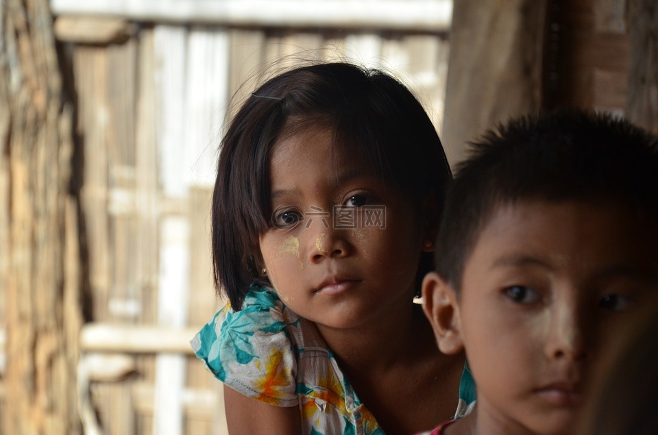 儿童,缅甸