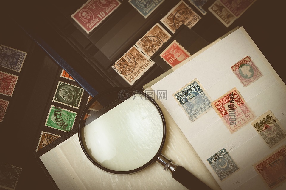 集邮家,收集的邮票,邮票