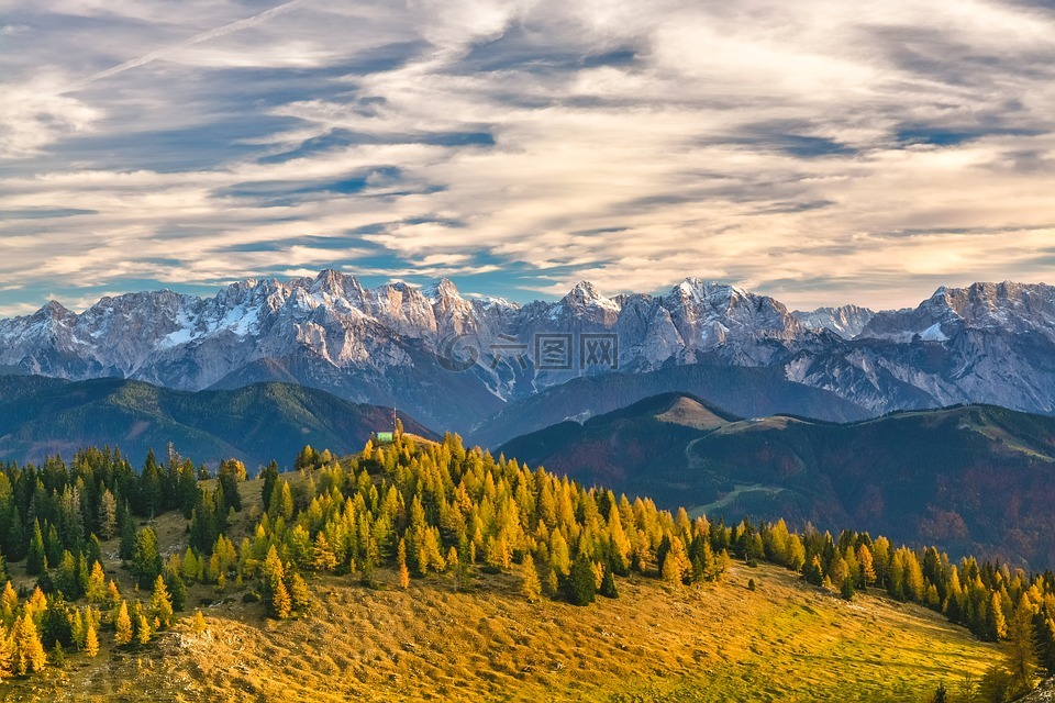 山,阿尔卑斯山,奥地利