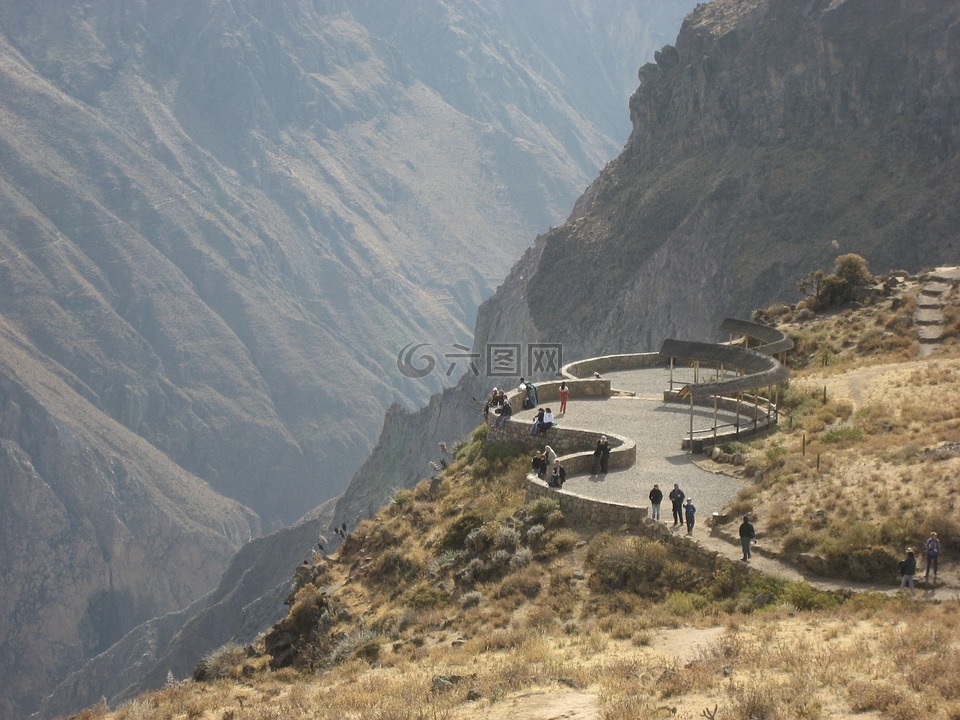 峡谷,秘鲁,科尔卡大峡谷