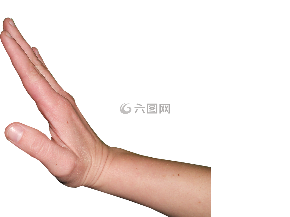 手势,停止,等待