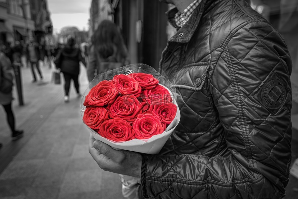 控股,红玫瑰,浪漫
