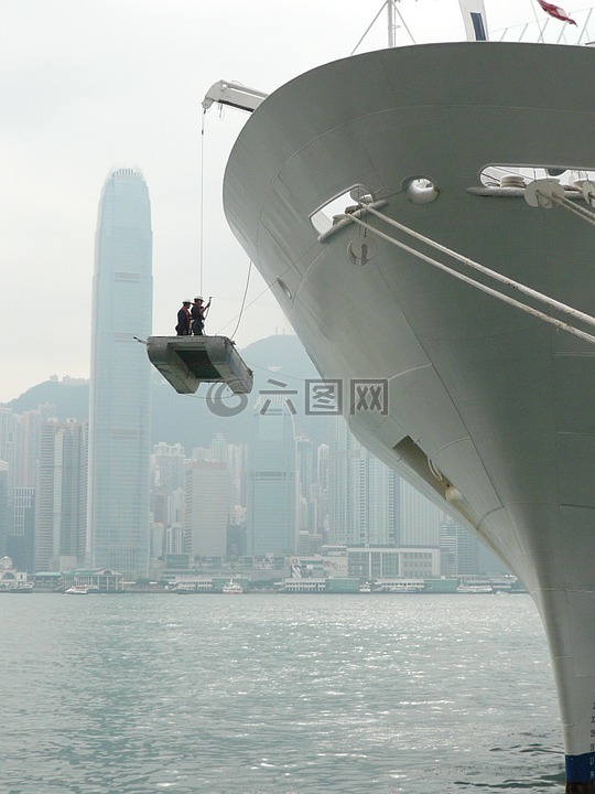 船舶,香港,摩天大楼