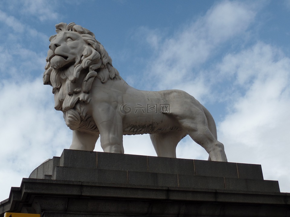 狮子,伦敦,图像