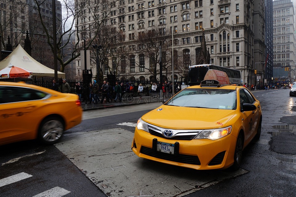 出租车,黄色,纽约