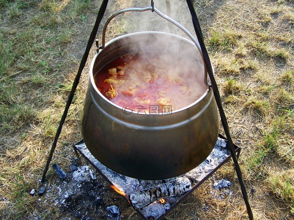 水壶炖牛肉,食品,免费生火做饭