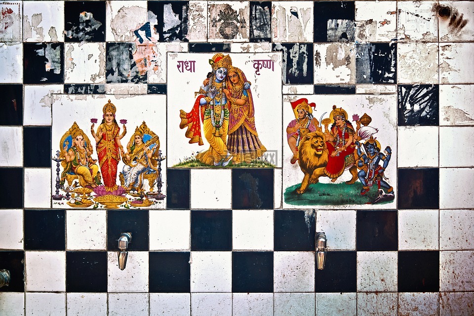 印度陶瓷,神,喷泉