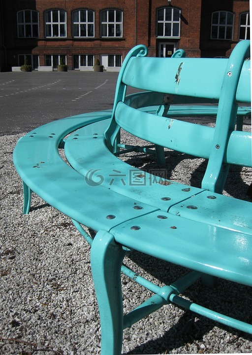 板凳,østerbro空间欧登塞,在阳光的地方