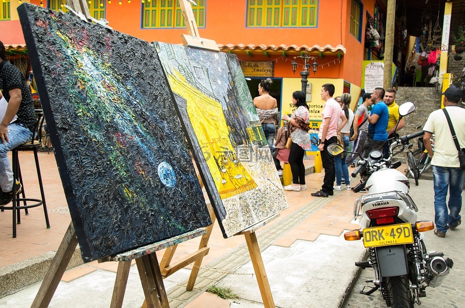 街头艺术,绘画,艺术图片